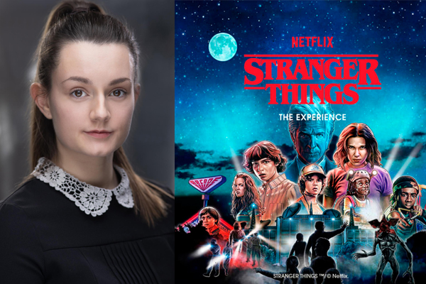 NETFLIX STRANGER THINGS THE EXPERIENCE LONDON TOUR for LUCIA JADE